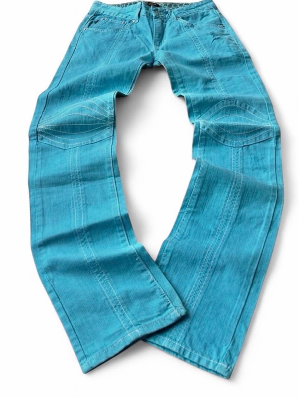 Vintage Just Cavalli Turquoise Jeans - Picture 3 of 8
